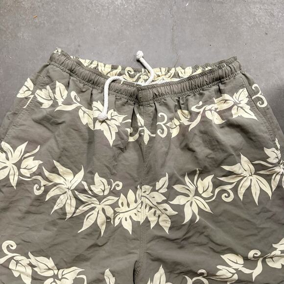 Tommy Bahama Shorts Mens Large Purple Floral Lined Swim Swimming Trunks Marlin L - Picture 2 of 9